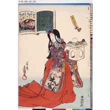 Utagawa Kunisada: 「三十八ばん」「右近」 - Tokyo Metro Library 