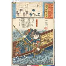 Utagawa Kuniyoshi: 「源氏雲浮世画合」 「九」「葵」「金王丸」 - Tokyo Metro Library 