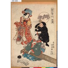 Utagawa Kunisada: 「雅六芸ノ内」 「礼楽」 - Tokyo Metro Library 