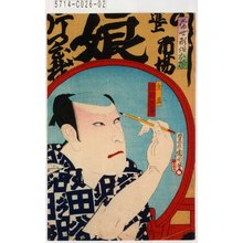 Toyohara Kunichika: 「当世形俗衣揃」「楽屋 片岡我童」 - Tokyo Metro Library 