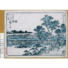 Utagawa Hiroshige: 「江戸名所」「真乳山よりさる若町をみる図」 - Tokyo Metro Library 