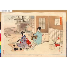Mizuno Toshikata: 「茶の湯日々草」 「道具しらへの図」 - Tokyo Metro Library 