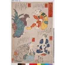 Utagawa Kuniyoshi: 「道外 見冨利十二志」「申」「酉」「戌」「亥」 - Tokyo Metro Library 