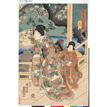 Japanischer Druck "「花鳥風月ノ内」 「鳥」" von Utagawa Toyokuni III, 歌川豊国〈3〉 (豊国<3>)