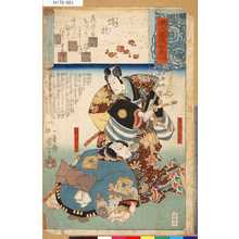Utagawa Kuniyoshi: 「源氏雲浮世画合」 「三十二」「梅枝」「早川高景」「矢田平」 - Tokyo Metro Library 