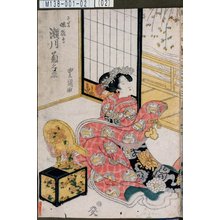 Utagawa Toyokuni I: 「さだか娘雛鳥 瀬川菊之丞」 - Tokyo Metro Library 