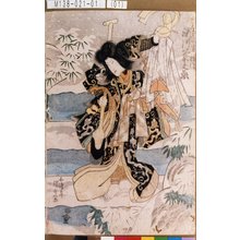 Utagawa Kunisada: 「（滝）夜叉実ハ将門 瀬川菊之丞」 - Tokyo Metro Library 