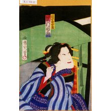 Toyohara Kunichika: 「遊女屋女房 沢村田之助」 - Tokyo Metro Library 