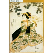 Utagawa Toyokuni I: 「おてる 岩井半四郎」 - Tokyo Metro Library 