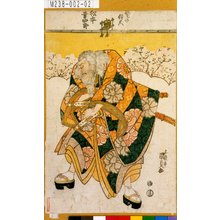 歌川国貞: 「髭の伊久 松本幸四郎」 - 東京都立図書館