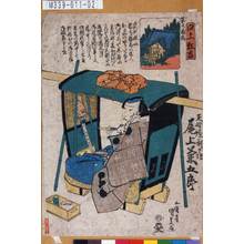 Utagawa Kunisada: 「口上狂言 箭弓稲荷」「天野屋利兵衛 尾上菊五郎」 - Tokyo Metro Library 