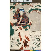 Utagawa Kunisada: 「綱五郎 市川海老蔵」 - Tokyo Metro Library 