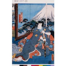 Japanese Print "「紫大尽実ハ児来也」" by Utagawa Toyokuni III, 歌川豊国〈3〉 (豊国<3>)