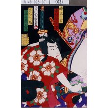 Morikawa Chikashige: 「時平公 中村宗十郎」「さくら丸 尾上菊五郎」 - Tokyo Metro Library 