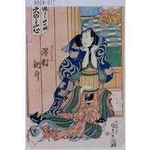 Utagawa Kunisada: 「座頭紀の文 沢村訥升」 - Tokyo Metro Library 