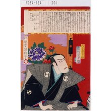 Utagawa Kunisada III: 「大星由良之助 市川団十郎」 - Tokyo Metro Library 