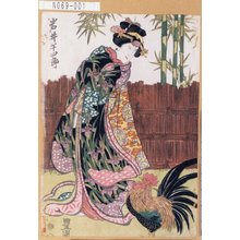 Utagawa Toyokuni I: 「岩井半四郎」 - Tokyo Metro Library 