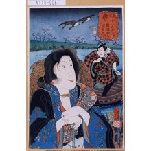 Utagawa Kuniyoshi: 「見立十二支の内」 「申」「猿島惣太」「清玄尼」 - Tokyo Metro Library 