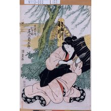 Utagawa Kunisada: 「七役の内 かさね 尾上菊五郎」 - Tokyo Metro Library 