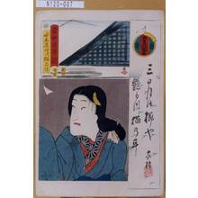 Utagawa Kunisada: 「当世自筆鏡」「水木辰世実は猫石怪」 - Tokyo Metro Library 