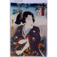 Utagawa Kunisada II: 「俳優花白浪」「稲葉幸蔵 沢村田之助」 - Tokyo Metro Library 