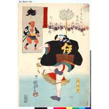 Utagawa Kuniyoshi: 「程芳流行大津絵」 「奴伊平」 - Tokyo Metro Library 