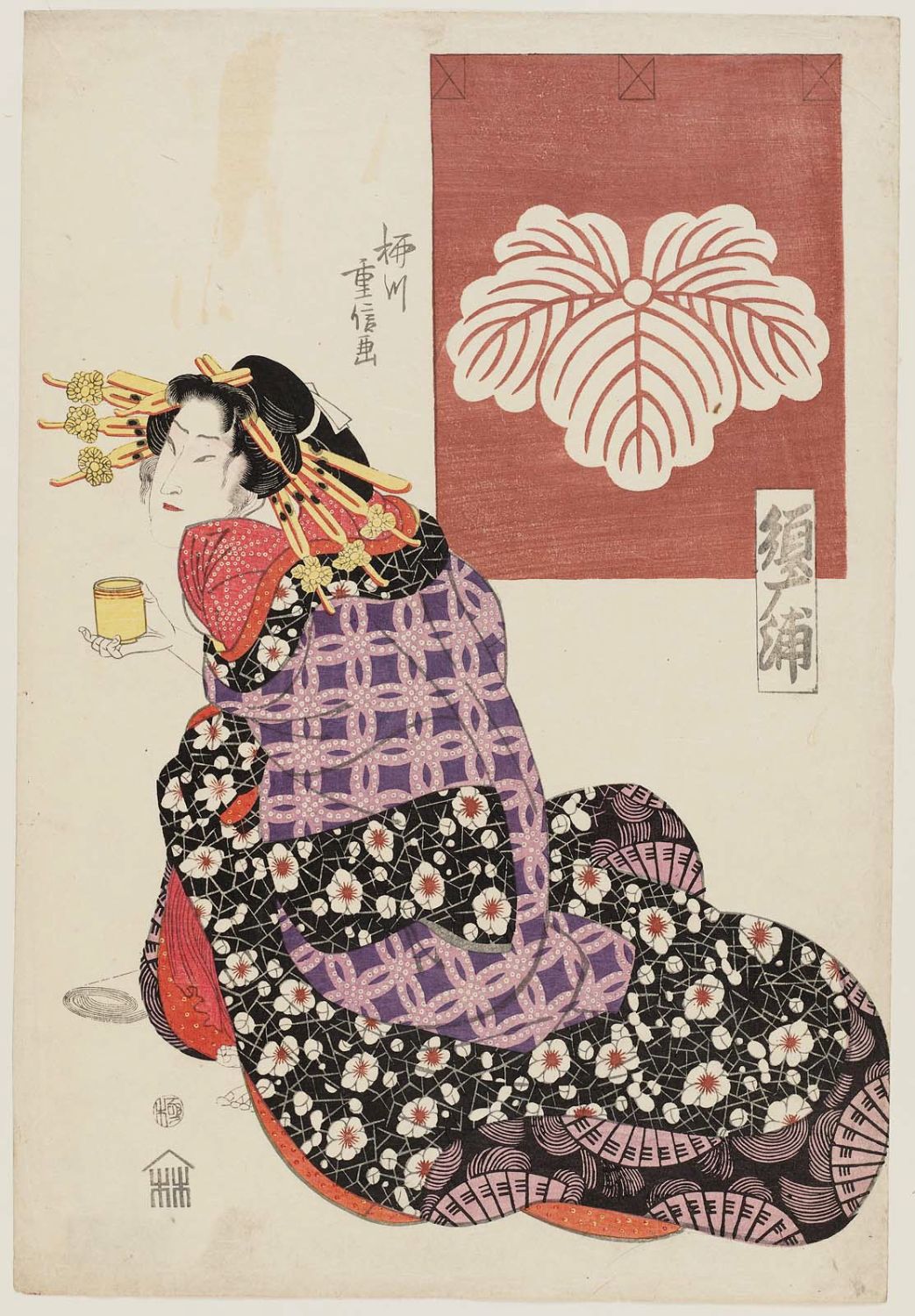 Yanagawa Shigenobu Sugaura Of The Tsutaya Museum Of Fine Arts Ukiyo E Search