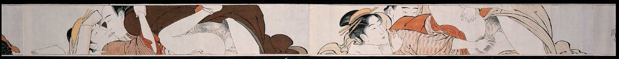Torii Kiyonaga: The Scroll of the Sleeve (Sode no maki) - Museum of Fine Arts