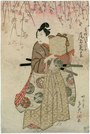 Toyokawa Tamikuni: Actor Onoe Fujaku III as Miyagi Asojirô - Museum of Fine Arts
