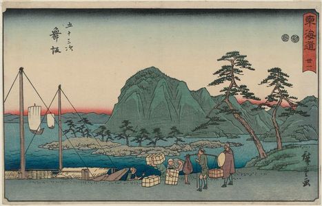 Japanese Print "No. 31 - Maisaka, from the series The Tôkaidô Road - The Fifty-three Stations (Tôkaidô - Gojûsan tsugi), also known as the Reisho Tôkaidô" by Utagawa Hiroshige, 歌川広重 (Utagawa Hiroshige I)