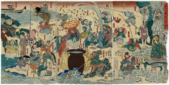 Utagawa Kuniyoshi: Stories End-to-end (Shiritori nenashi gusa) - Museum of Fine Arts