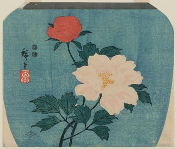 Utagawa Hiroshige: Peonies - Museum of Fine Arts