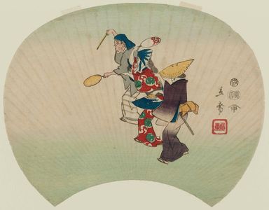 Utagawa Hiroshige, 歌川広重 (Utagawa Hiroshige I)による浮世絵「Summer Festival Dancing」