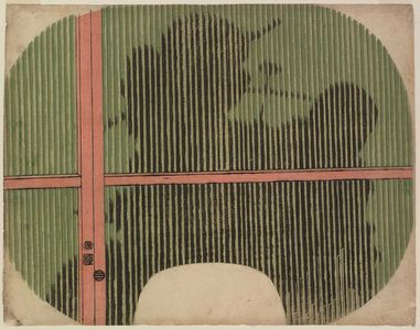 Utagawa Kuniyoshi, 歌川国芳 (Utagawa Kuniyoshi)による浮世絵「Shadows on a Reed Window」