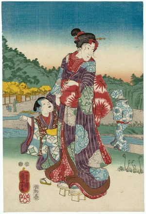 Utagawa Kuniyoshi: Tamagawa? - Museum of Fine Arts