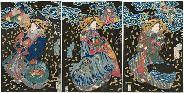 Utagawa Kuniyoshi: Courtesans and Gods of Good Fortune - Museum of Fine Arts