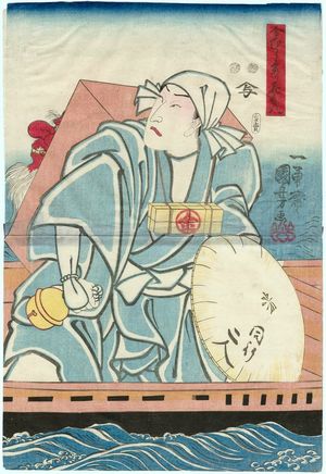 Utagawa Kuniyoshi, 歌川国芳 (Utagawa Kuniyoshi)创作的日本版画《Actor》