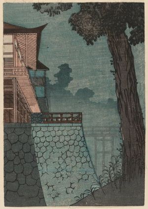 Utagawa Hiroshige: Corner of a Building at Night - Museum of Fine Arts