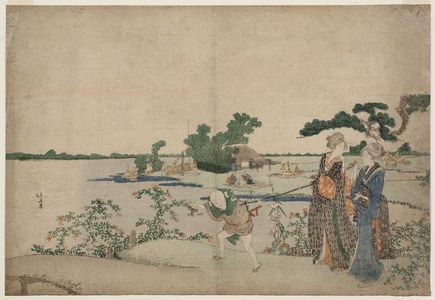 Katsushika Hokusai: An Outing by the River in Autumn - Museum of Fine Arts