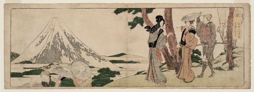 Katsushika Hokusai: Hara, from an untitled series of the Fifty-three Stations of the Tôkaidô Road - Museum of Fine Arts