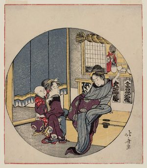 Katsushika Hokusai: Parody of Act X of Chûshingura, from an untitled series - Museum of Fine Arts