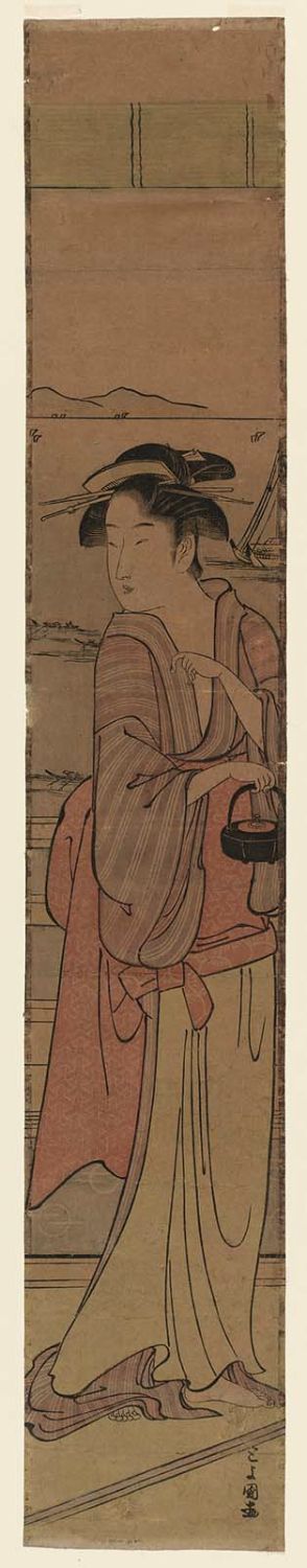 Utagawa Toyokuni I: Teahouse Waitress - Museum of Fine Arts