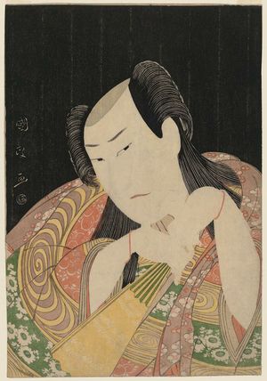 Utagawa Toyokuni I: Actor Sawamura Gennosuke as Abe no Yasuna - Museum of Fine Arts