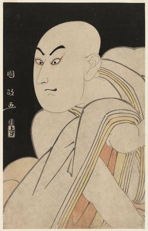 Utagawa Kunimasa: Actor Sawamura Sôjûrô III as the Lay Priest Kiyomori - Museum of Fine Arts