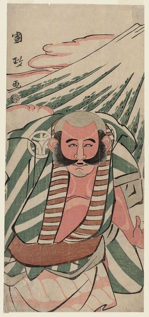 Utagawa Kunimasa: Actor Ôtani Sorohei as a Porter - Museum of Fine Arts