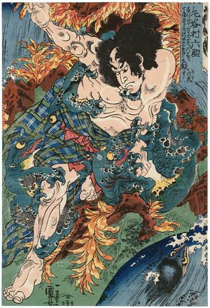 Utagawa Kuniyoshi: Keyamura Rokusuke - Museum of Fine Arts