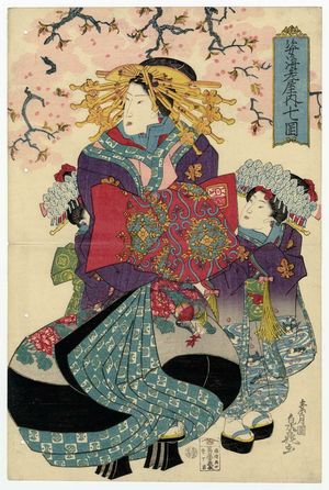 Teisai Senchô: Nanaoka of the Sugata-Ebiya - ボストン美術館