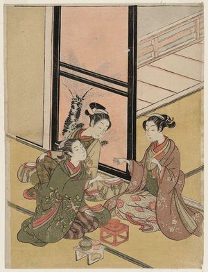 Suzuki Harunobu: Playing the Game of Ken - Museum of Fine Arts