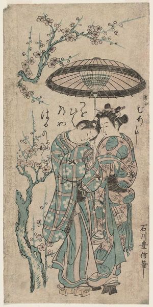 Ishikawa Toyonobu: The Lovers Osome and Hisamatsu - Museum of Fine Arts