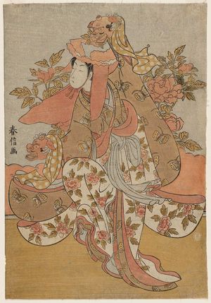 Suzuki Harunobu: The Lion Dance (Shakkyô) - Museum of Fine Arts
